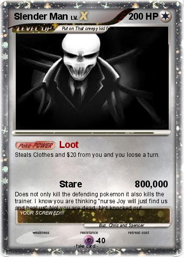 Pokemon Slender Man