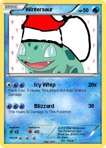 Pokemon Wintersaur