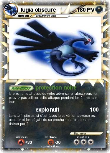 Pokemon lugia obscure