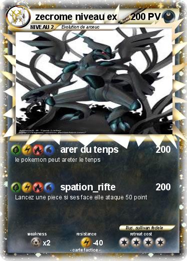 Pokemon zecrome niveau ex