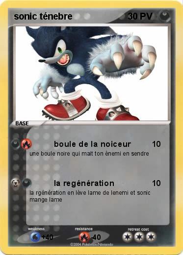 Pokemon sonic ténebre