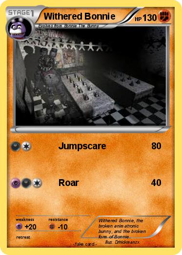 Pokemon Withered Bonnie