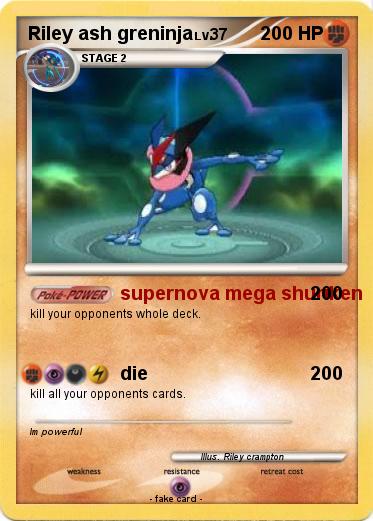 Pokemon Riley ash greninja