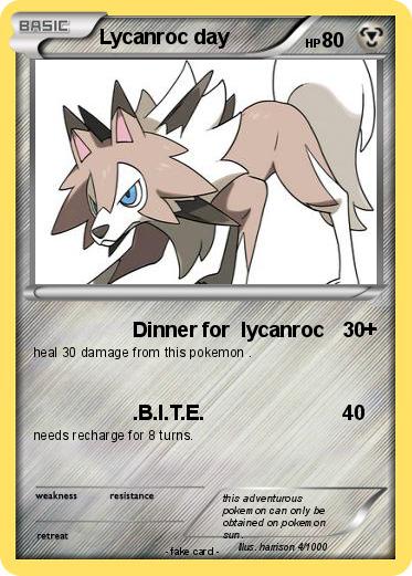 Pokemon Lycanroc day