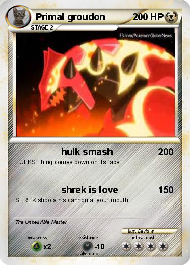Pokemon Primal groudon