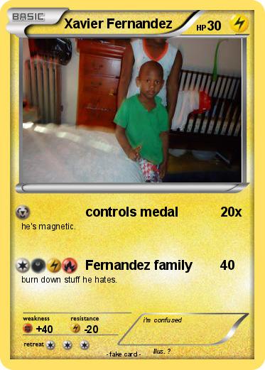 Pokemon Xavier Fernandez