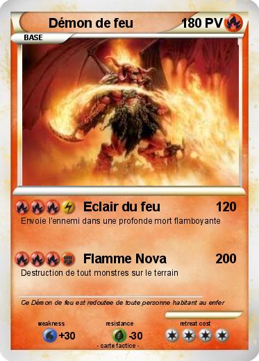 Pokemon Démon de feu