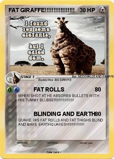 Pokemon FAT GIRAFFE!!!!!!!!!!!!!!!!!