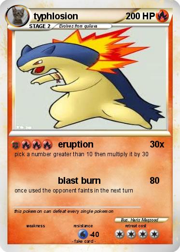 Pokemon typhlosion