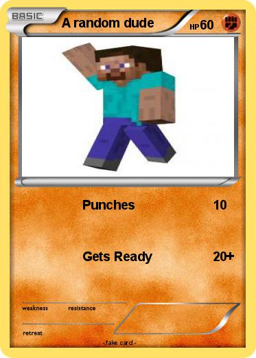 Pokemon A random dude