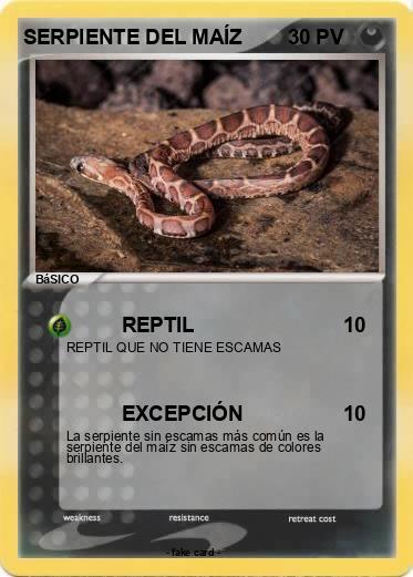 Pokemon SERPIENTE DEL MAÍZ