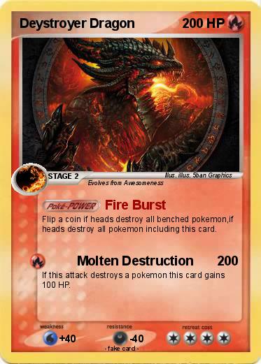 Pokemon Deystroyer Dragon