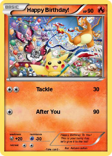 Pokemon Happy Birthday!