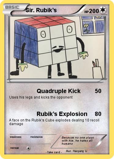 Pokemon Sir. Rubik’s