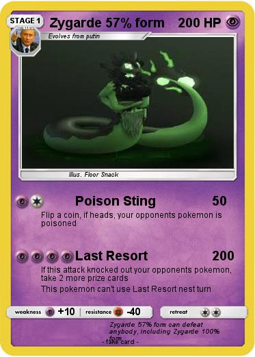 Pokemon Zygarde 57% form