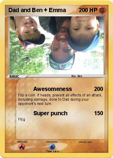 Pokemon Dad and Ben + Emma