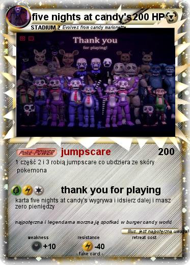 Pokemon five nights at candy's