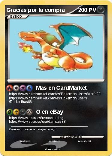 Pokemon Gracias por la compra