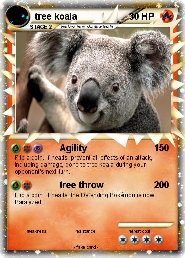 Pokemon tree koala