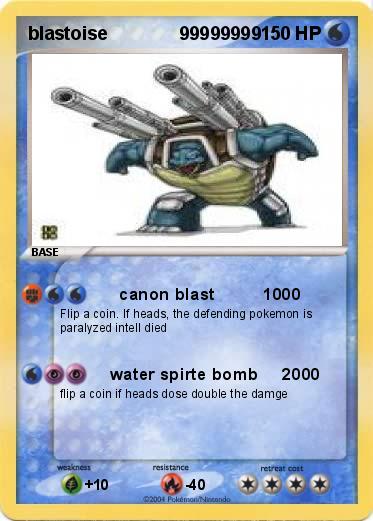 Pokemon blastoise              99999999