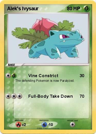 Pokemon Alek's Ivysaur