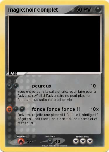 Pokemon magie:noir complet