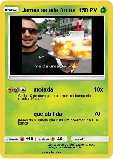 Pokemon James salada frutas