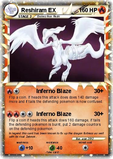 Pokemon Reshiram EX