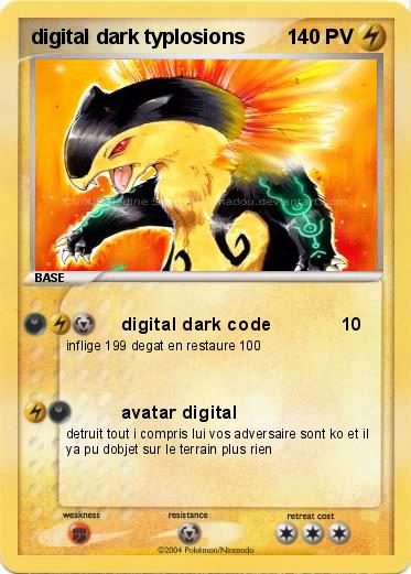 Pokemon digital dark typlosions