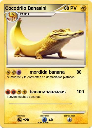 Pokemon Cocodrilo Banasini