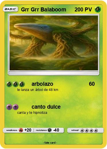 Pokemon Grr Grr Balaboom