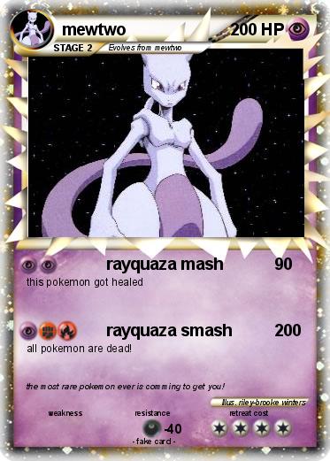Pokemon mewtwo
