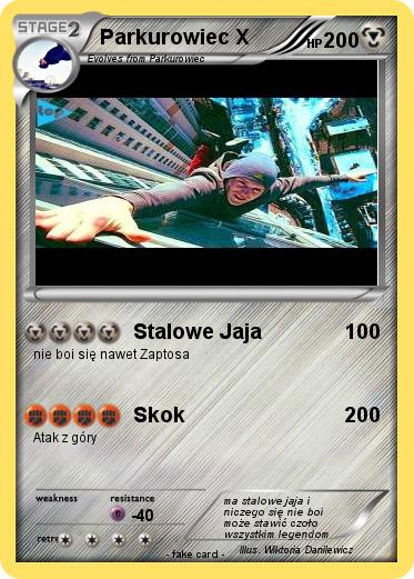 Pokemon Parkurowiec X