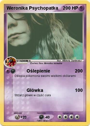 Pokemon Weronika Psychopatka