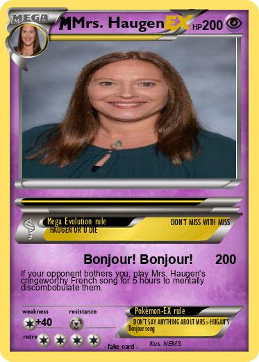Pokemon Mrs. Haugen