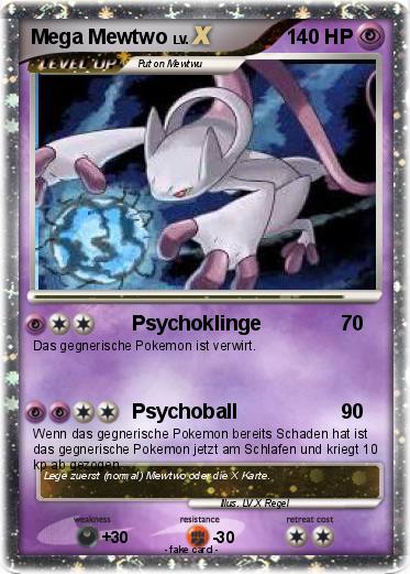 Pokemon Mega Mewtwo