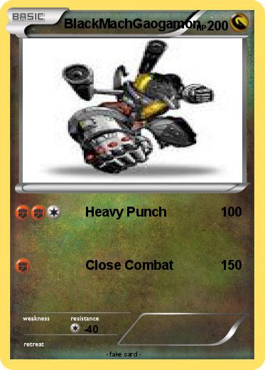 Pokemon BlackMachGaogamon
