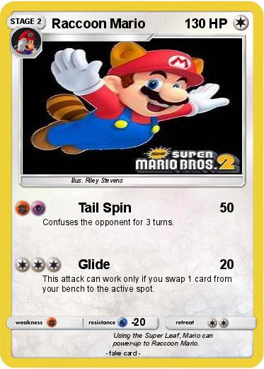 Pokemon Raccoon Mario