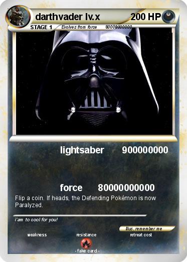 Pokemon darthvader lv.x
