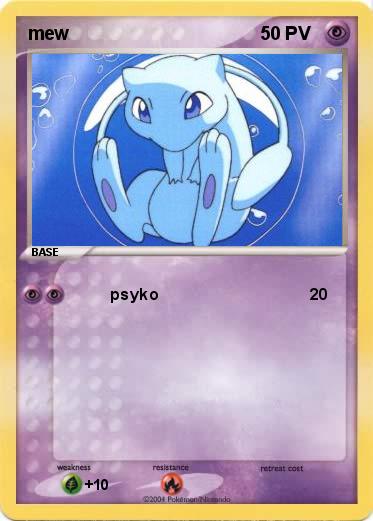 Pokemon mew 