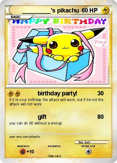 Pokemon _________'s pikachu