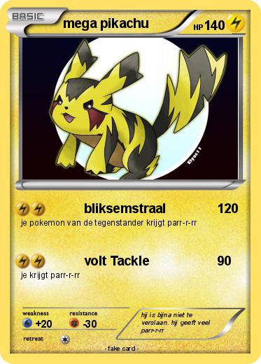 Pokemon mega pikachu