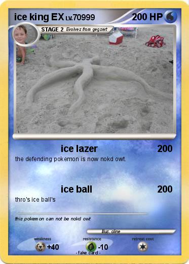 Pokemon ice king EX
