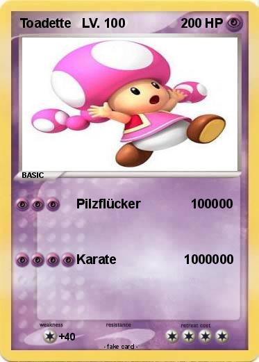 Pokemon Toadette   LV. 100
