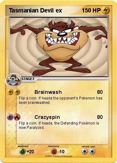 Pokemon Tasmanian Devil ex