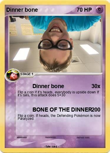 Pokemon Dinner bone