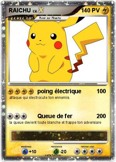 Pokemon RAICHU