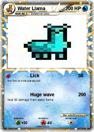 Pokemon Water Llama