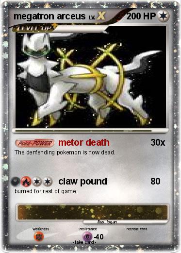 Pokemon megatron arceus