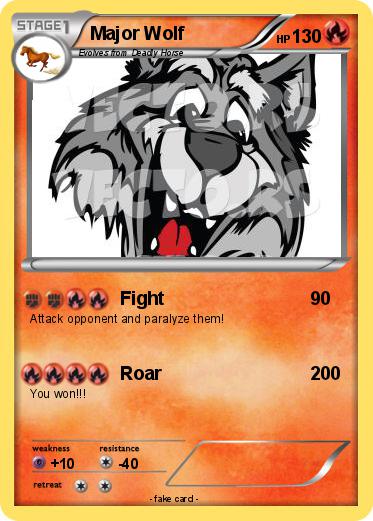 Pokemon Major Wolf